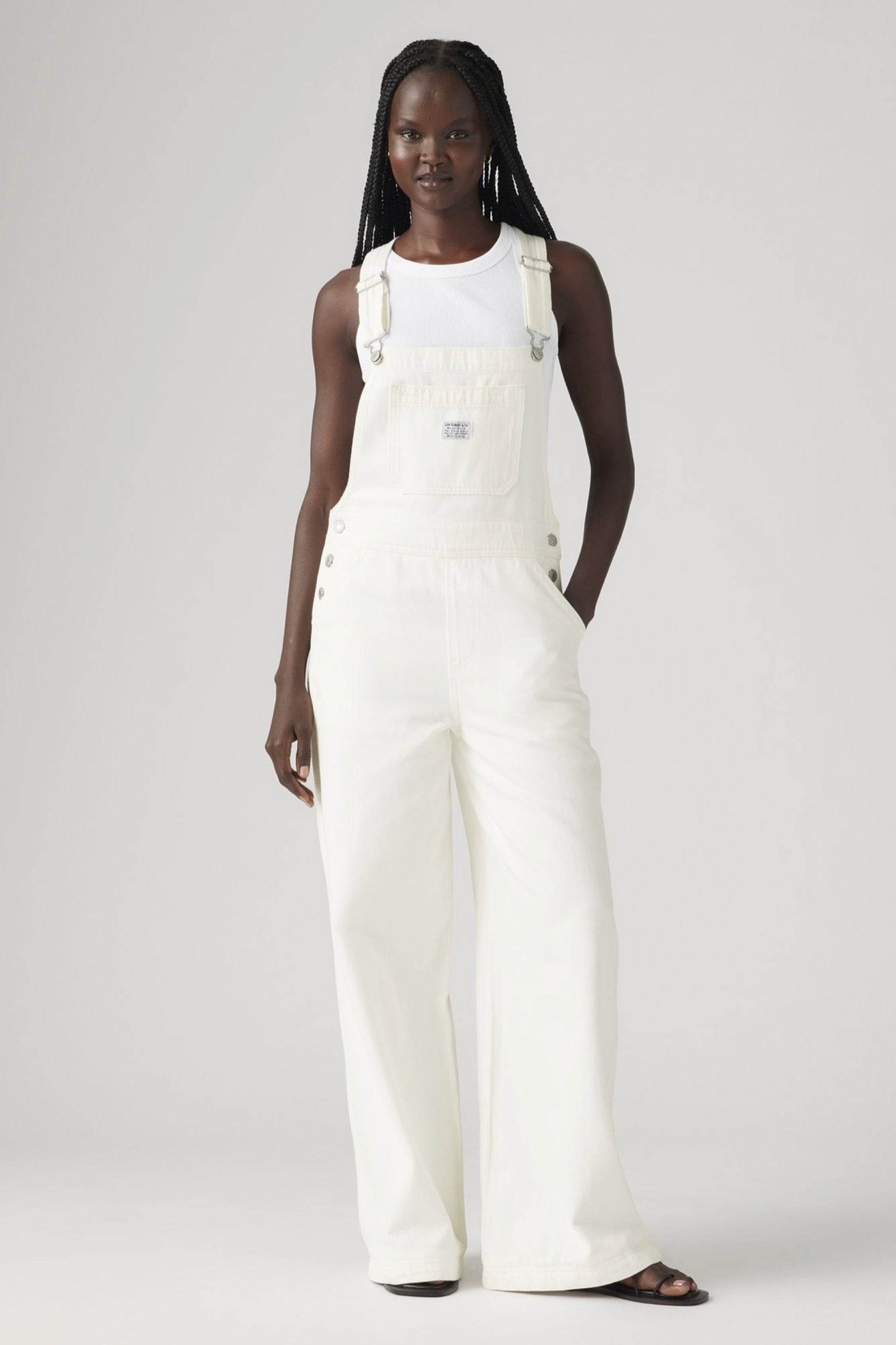 miki　yori ループプルオーバー　ホワイト Truth Slip XL Overalls – Prism Boutique