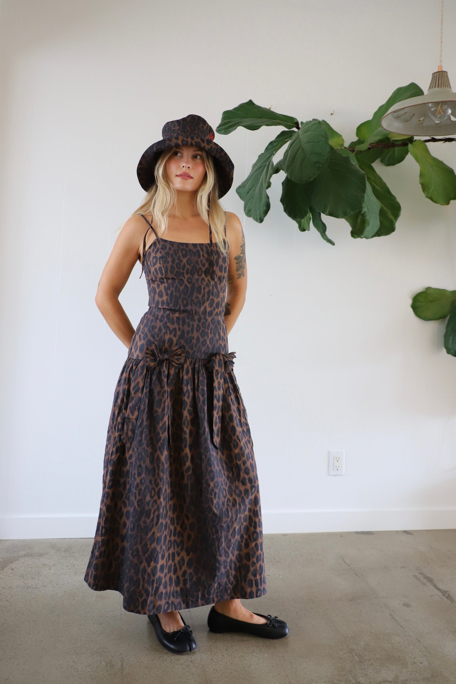 Dark Leopard Persephone Dress Dark Leopard Persephone Dress