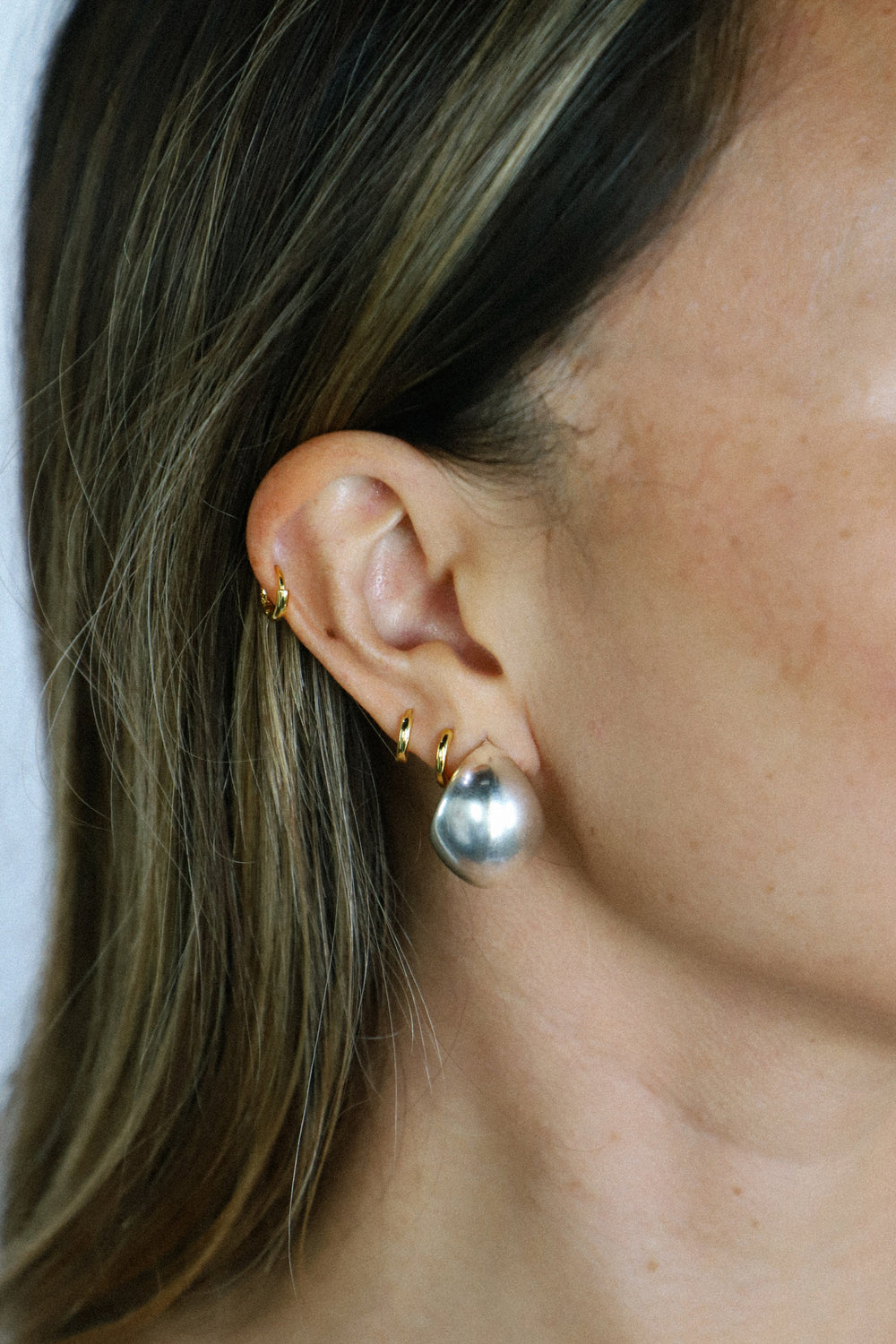 Silver Justine Earrings