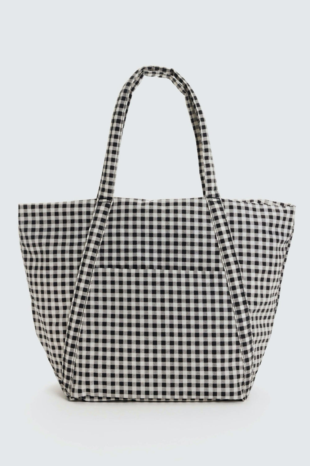 Black & White Gingham Cloud Carry-on