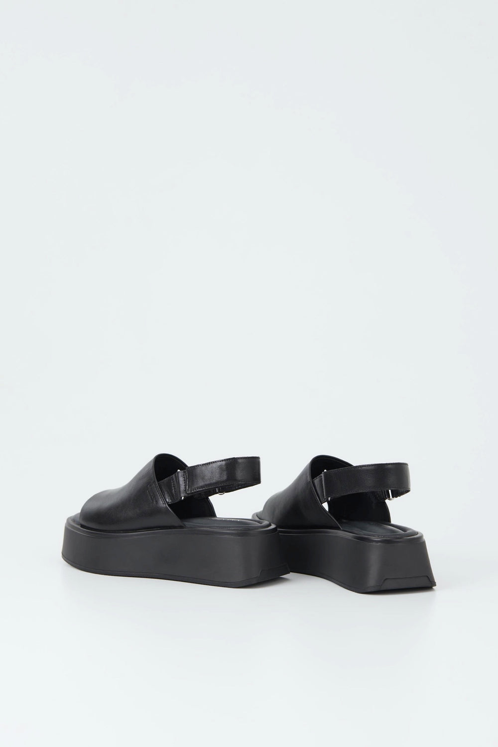 Black Courtney Platform Sandal