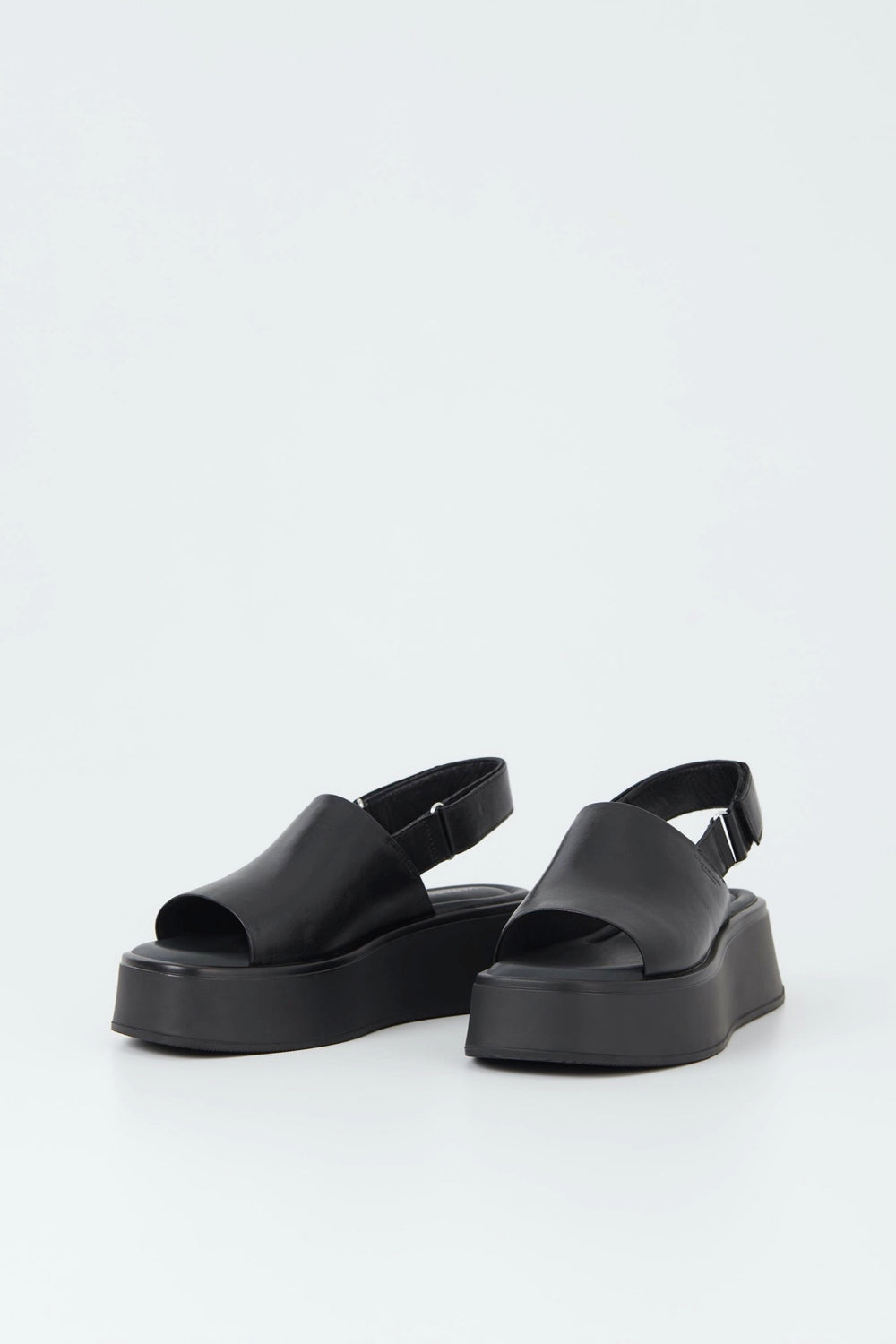 Black Courtney Platform Sandal