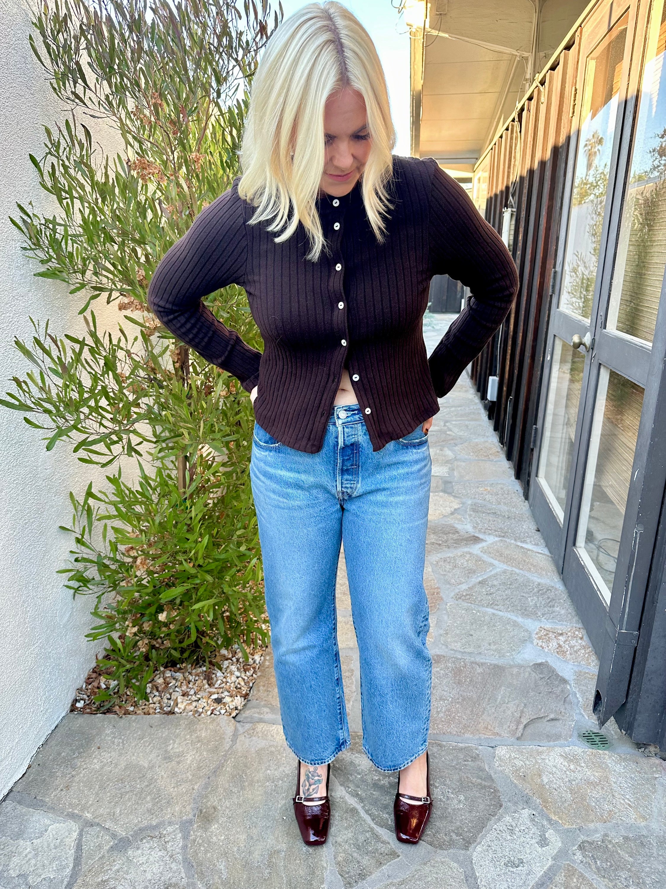 Espresso Sweater Rib Cardi – Prism Boutique