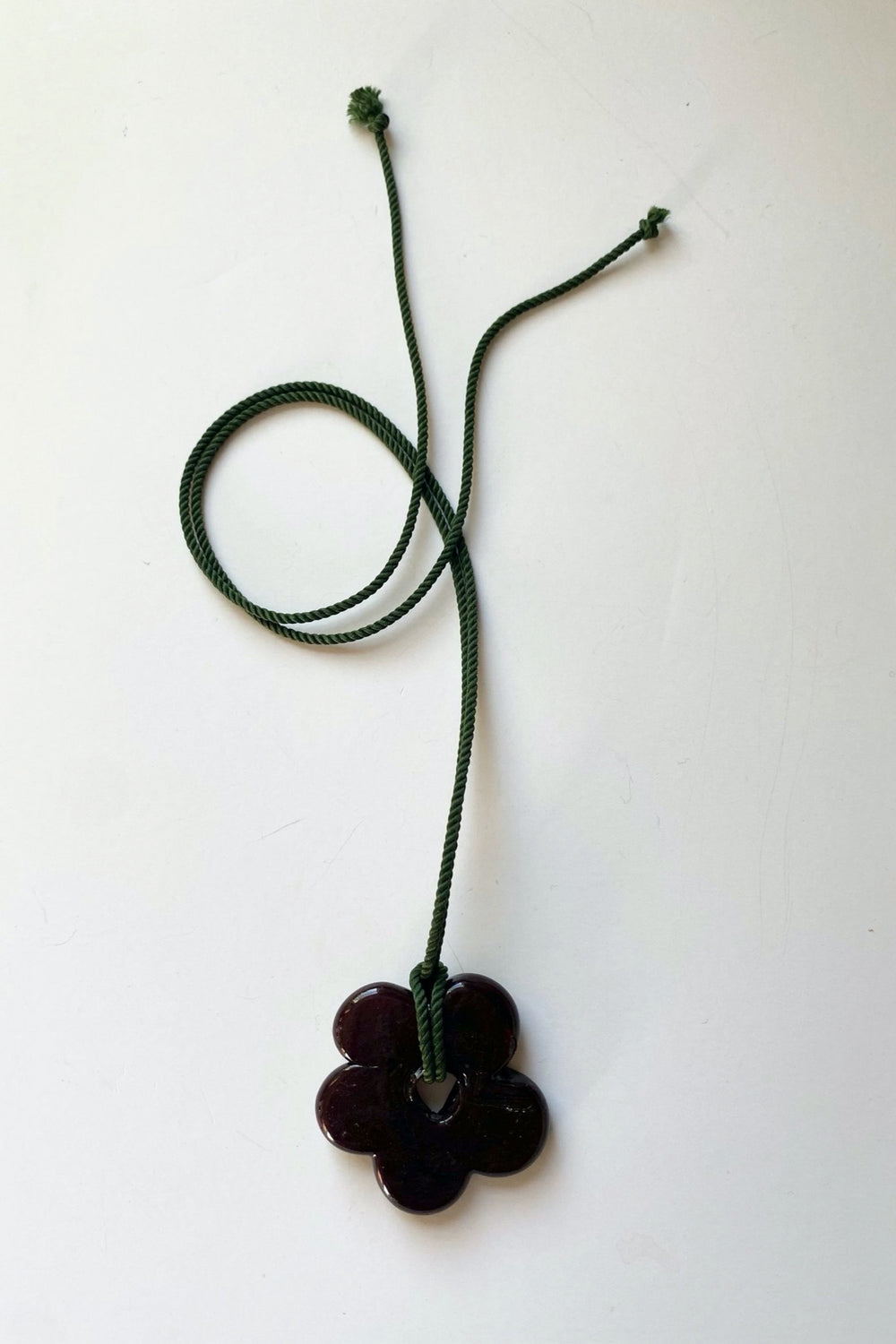 Forest+ Wine XL Flower Necklace