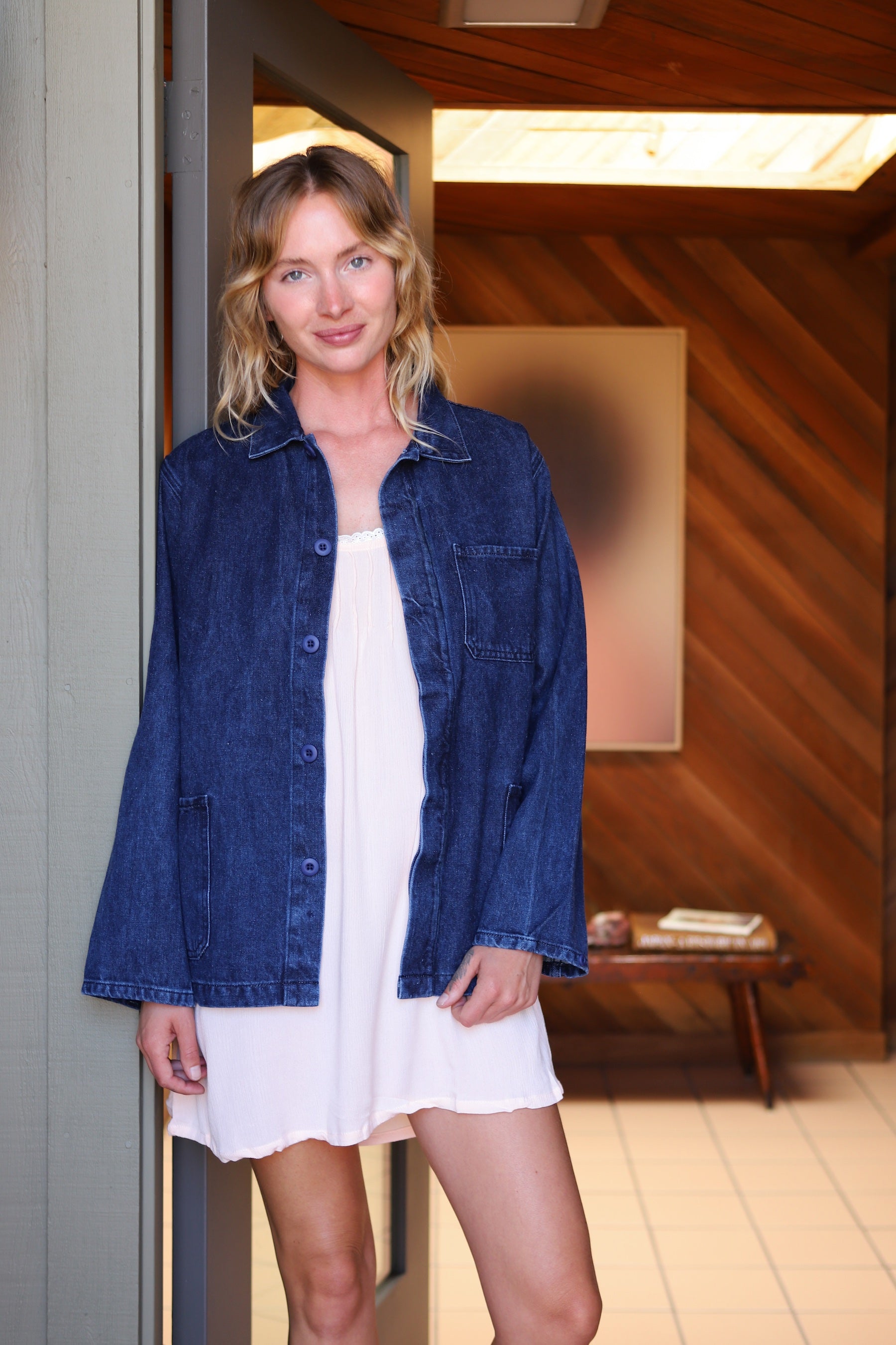 Denim Olympia Jacket – Prism Boutique