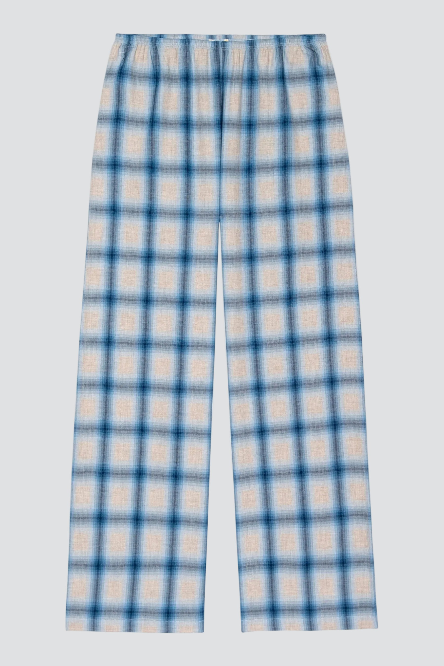 Blueberry Plaid Flannel Crop Simple Pant – Prism Boutique