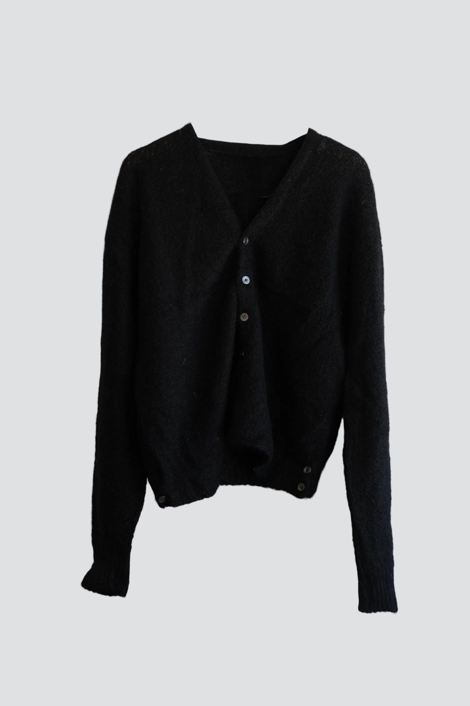 Black Nubby Wool Cardigan – Prism Boutique