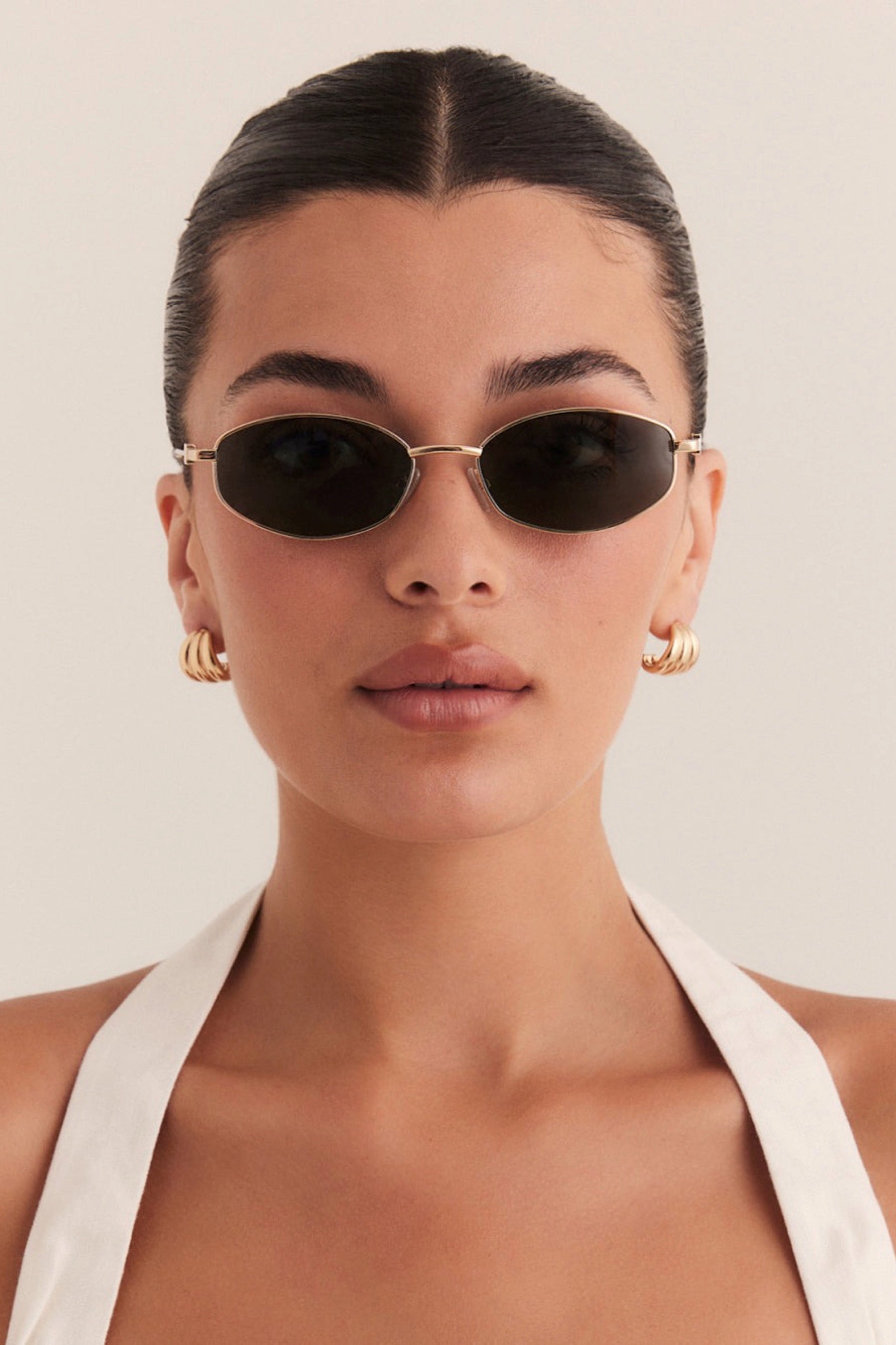 Mila sunglasses in gold & brown Grad Mila Schön MOD 3512 COL 528 Vintage 80s Sunglasses – Ed  main image 4