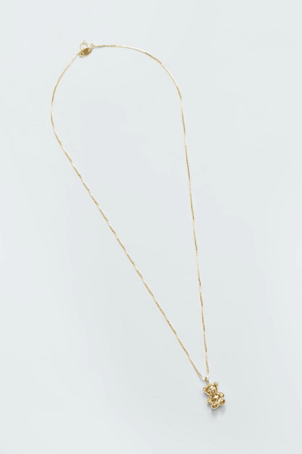 Gold Charm Teddy Necklace