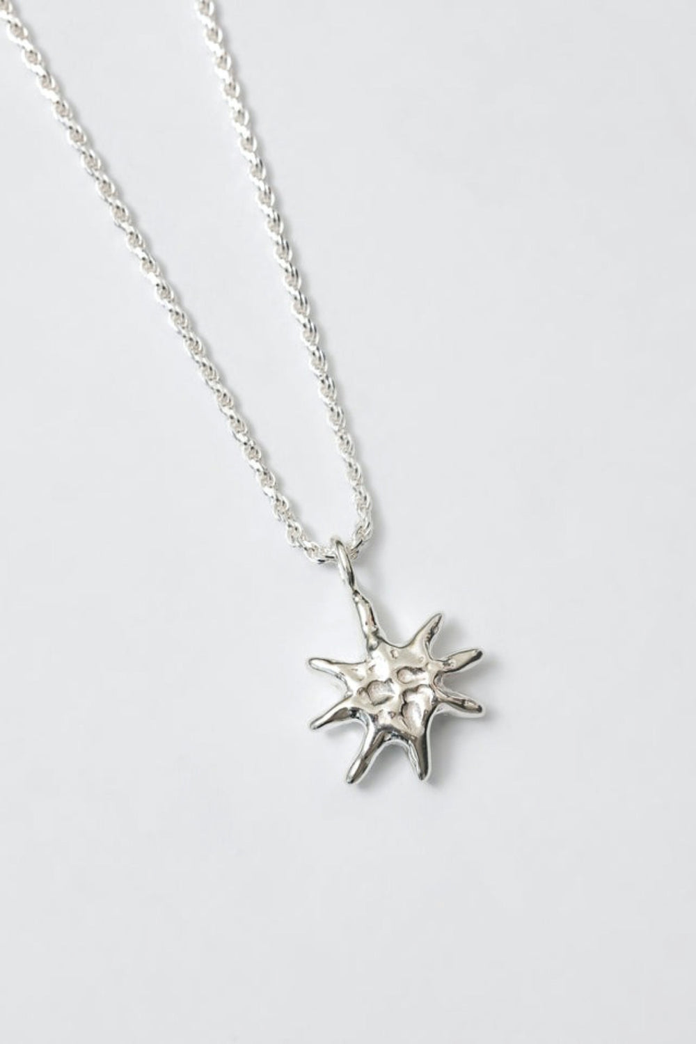 Silver Solar Necklace