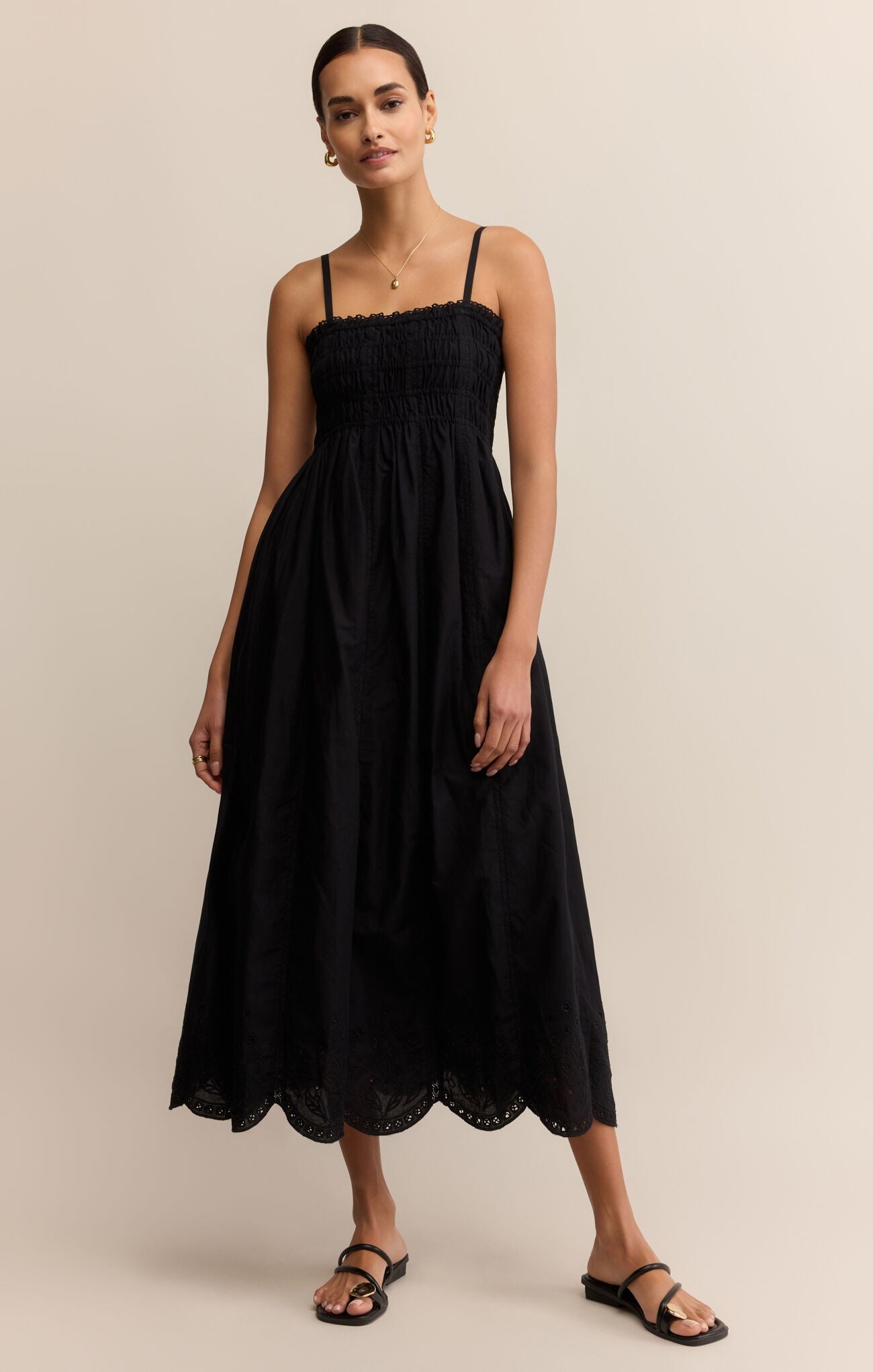 Black Dani Midi Dress  Prism Boutique