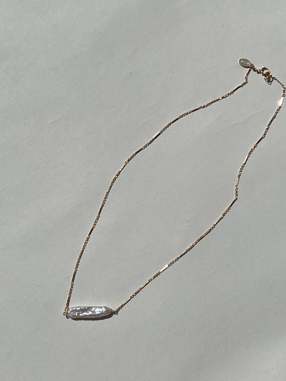 Baguette Necklace