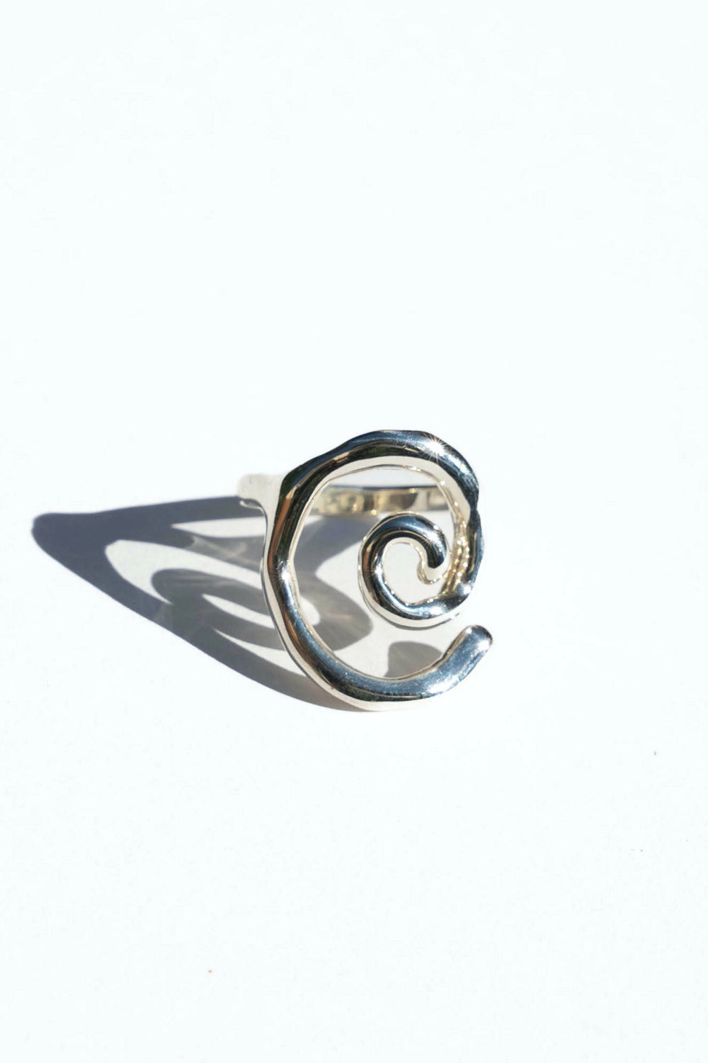 Silver Swirl Ring