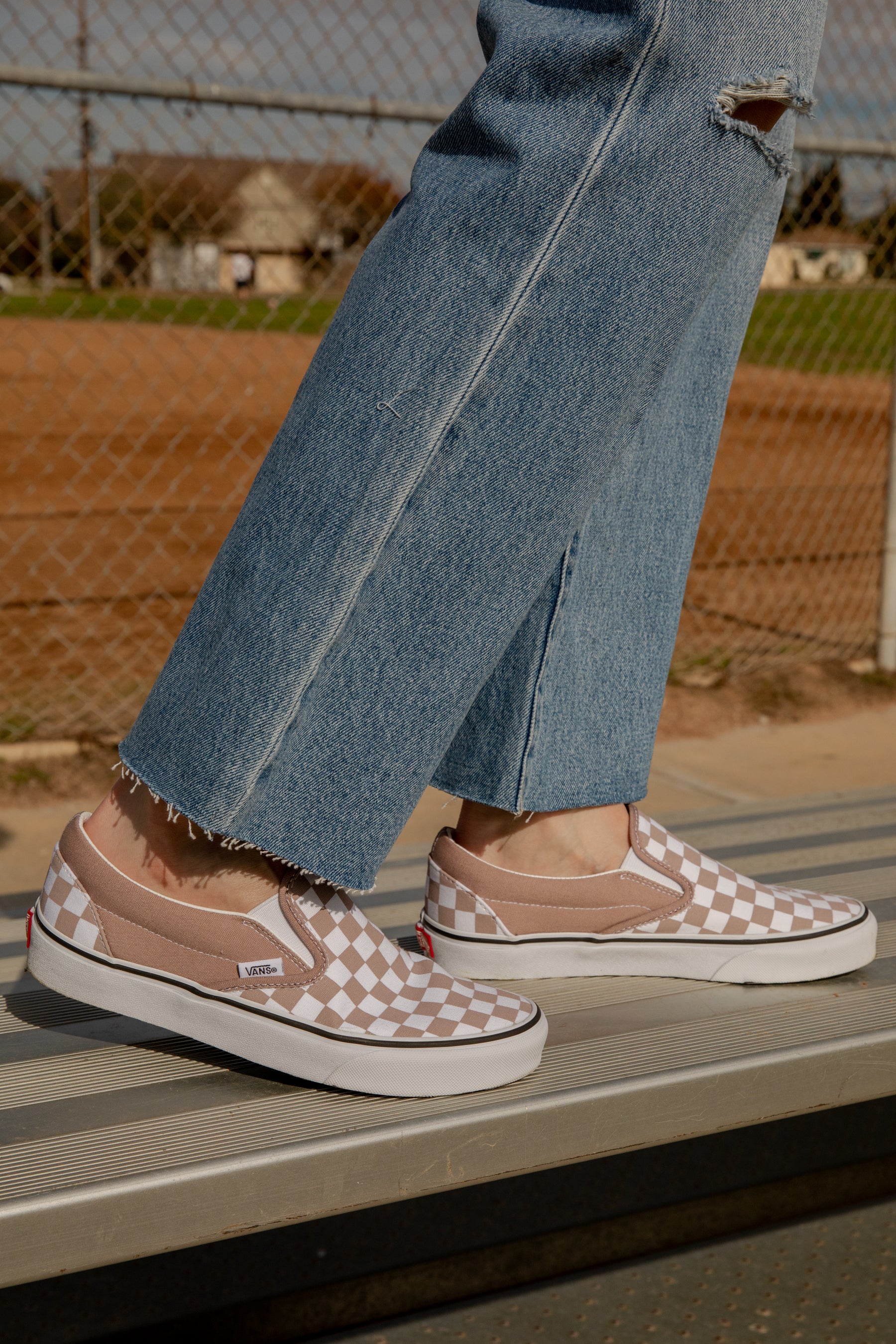 Checkerboard Sneakers Frappe Checkerboard Slip On Vans Sneakers