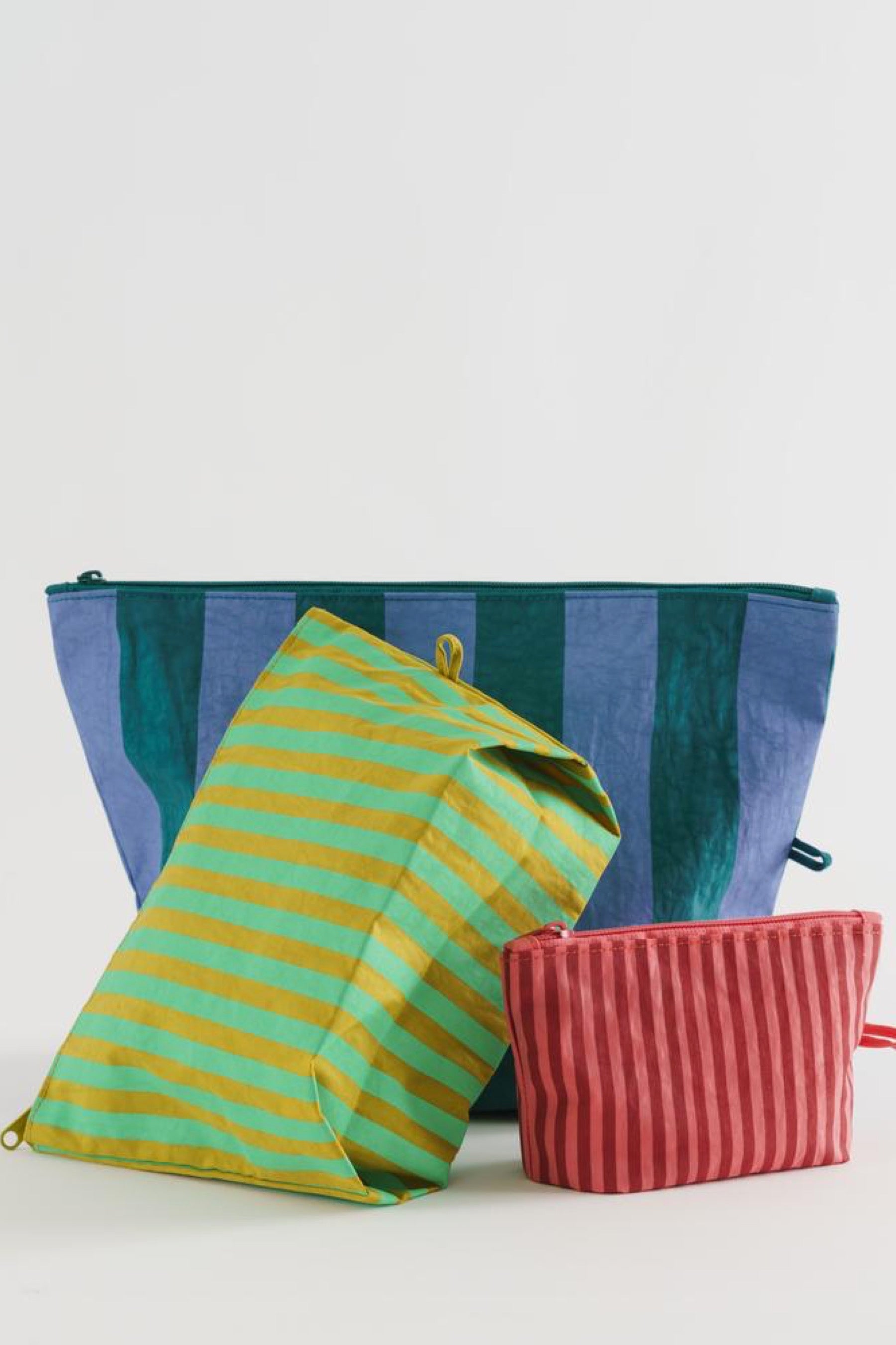 Afternoon Stripes Go Pouch Set – Prism Boutique