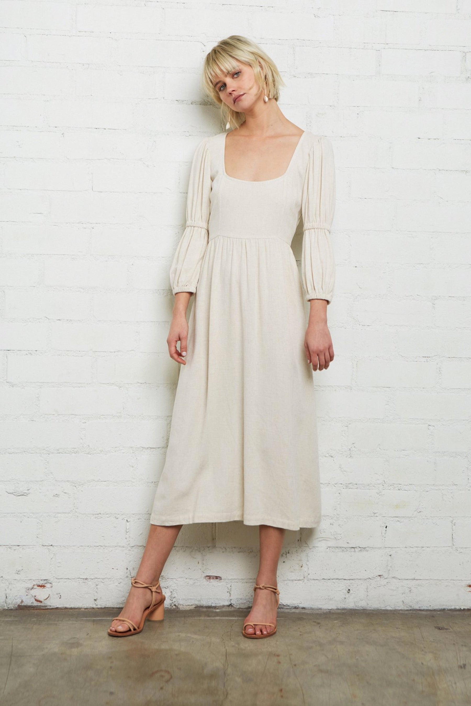Natural Doreen Dress  Prism Boutique