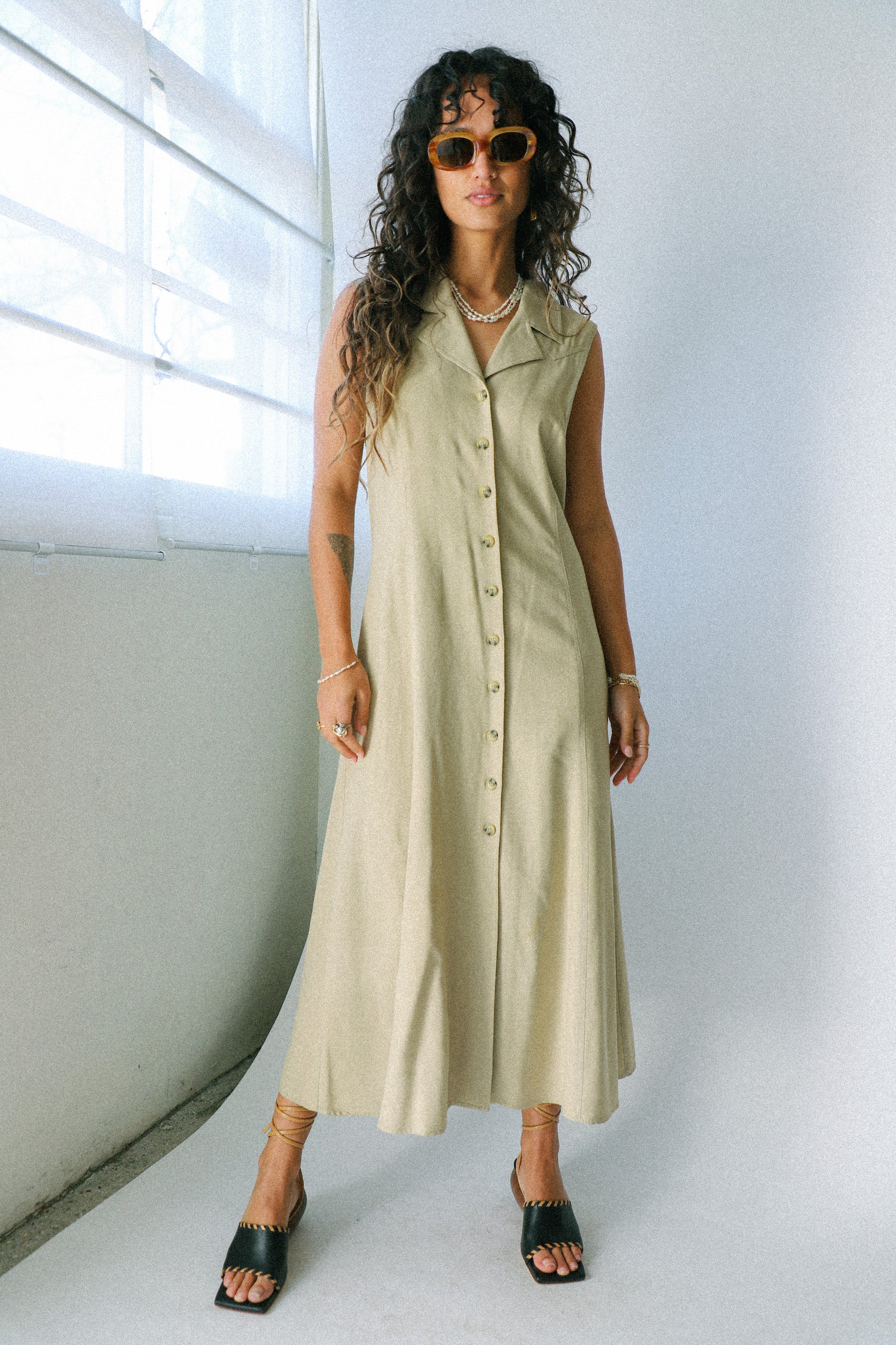 Robbie Bee Silk Button Down Dress – Prism Boutique
