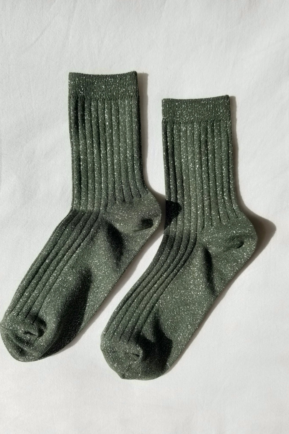 Pine Glitter Lurex Her Socks