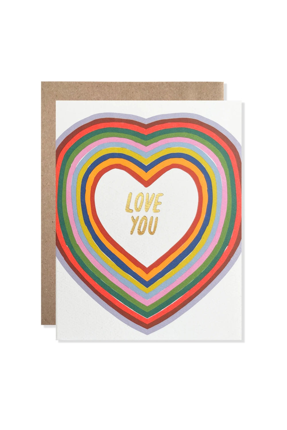 Love You Hearts Card