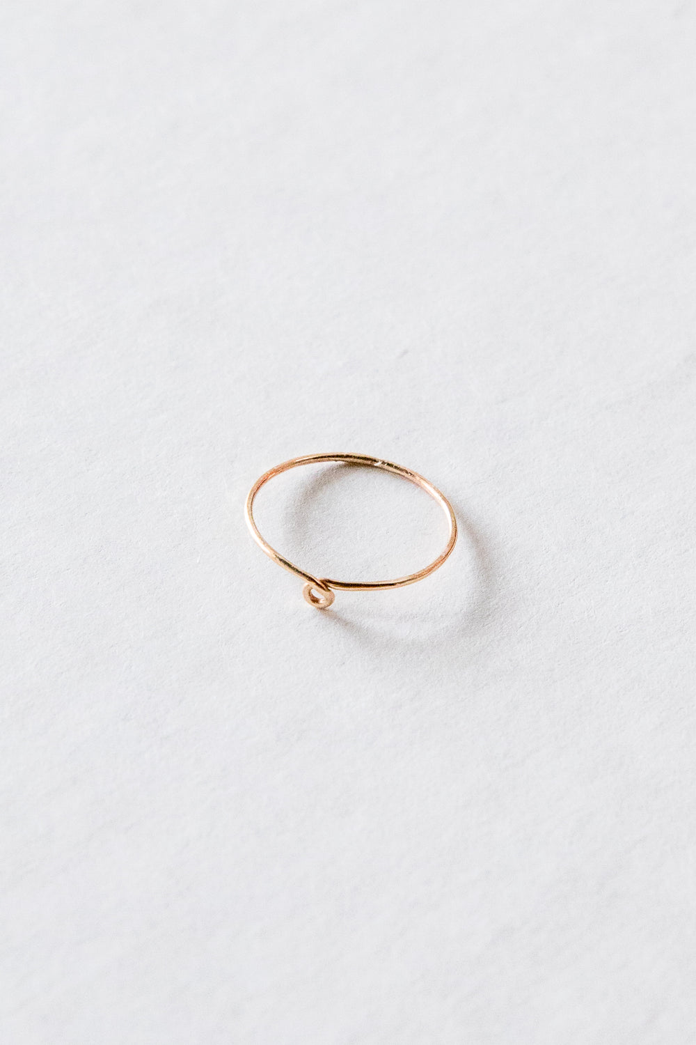 Gold Petite Loop Ring