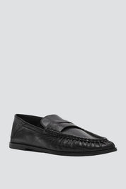 Black Leather Stewart Loafer