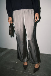 Gray Frankie Stripe Pant