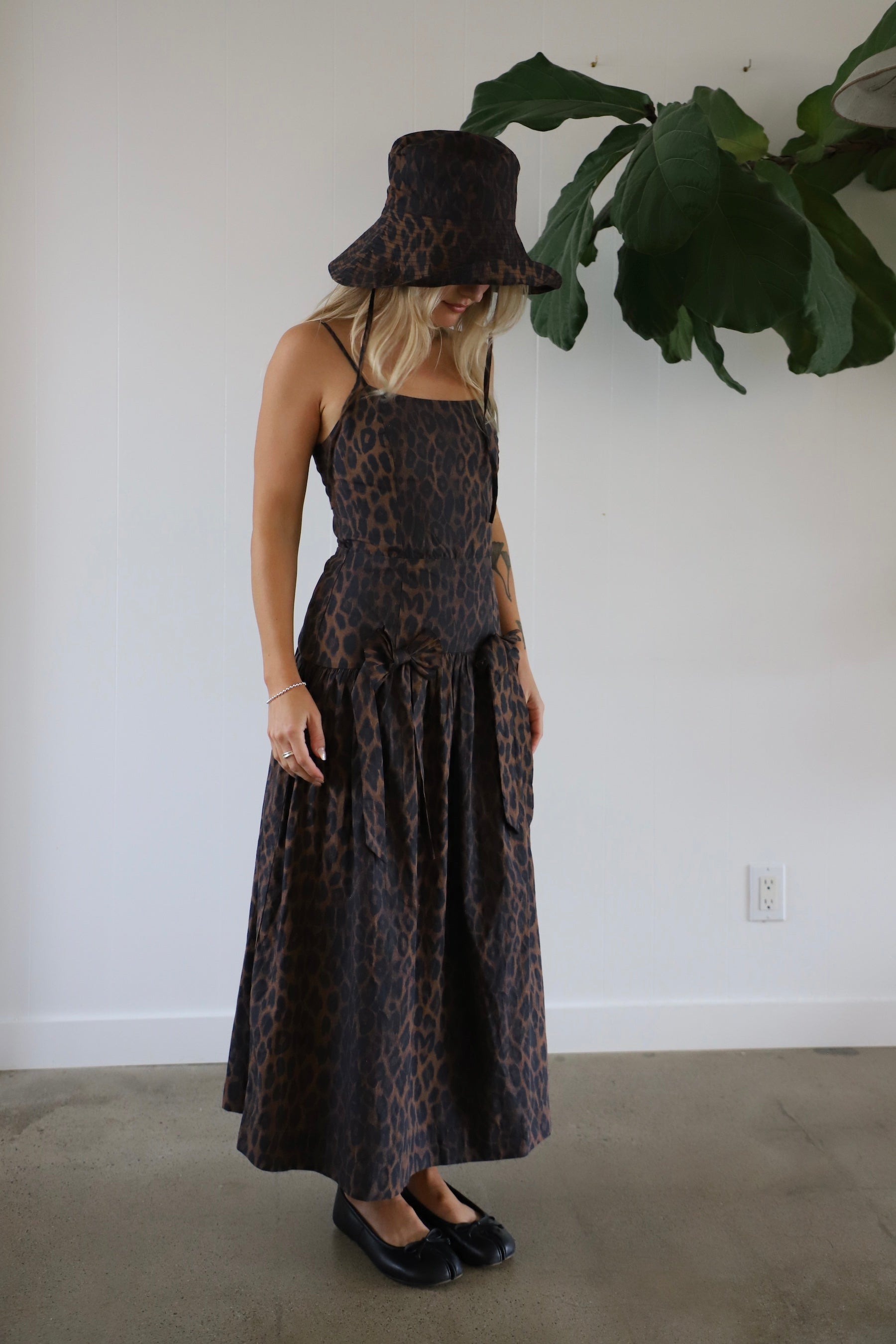 Dark Leopard Sunhat