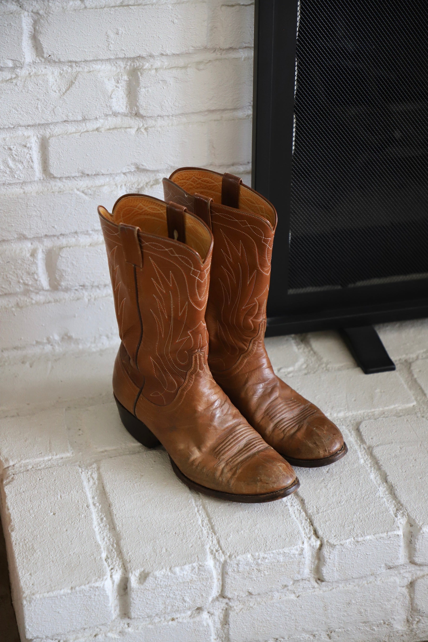 Brown Leather Leddy Boots