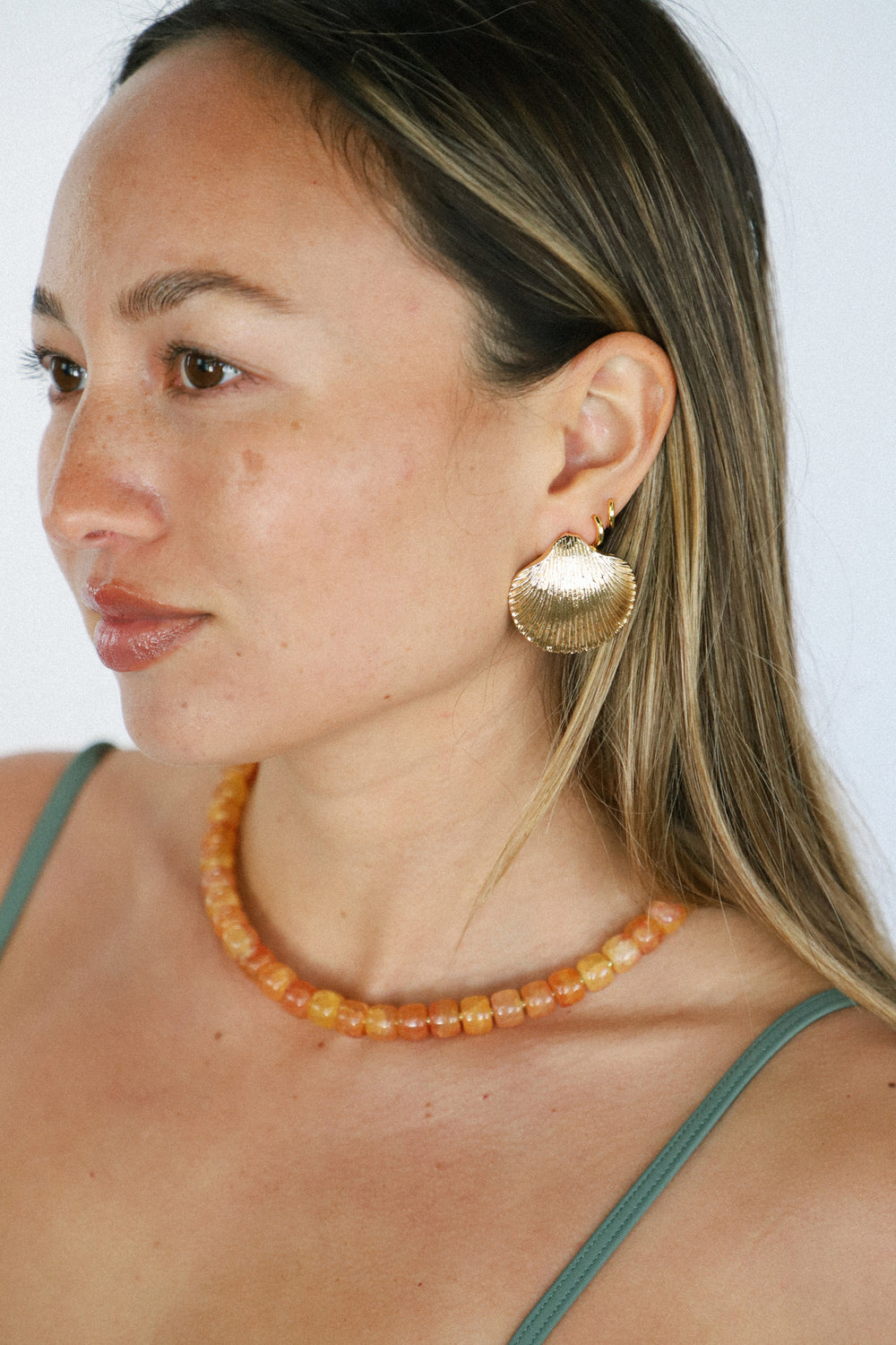 Gold Sea Earrings