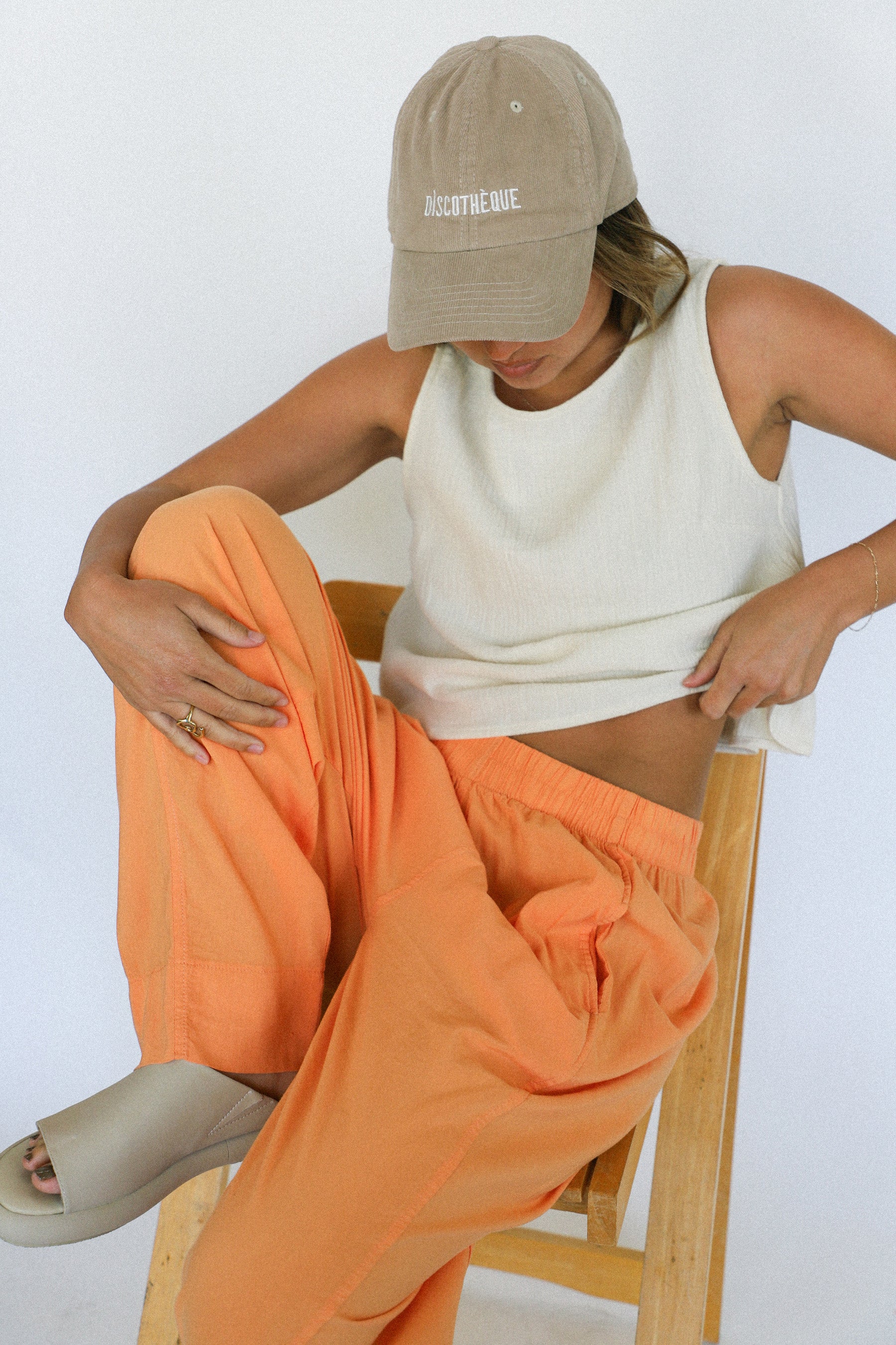 Stone Corduroy Discotheque Hat