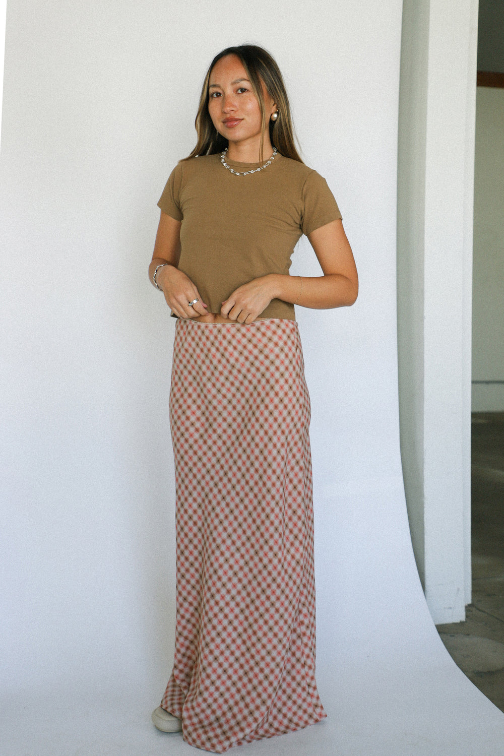 Brick Miller Maxi Skirt