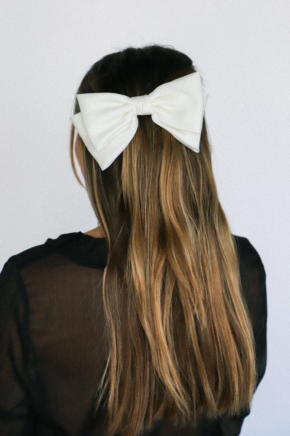 Ivory Bow Barrette