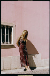 Cafe Polka Dot Bias Dress