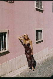 Cafe Polka Dot Bias Dress