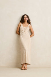 London Check Maxi Dress