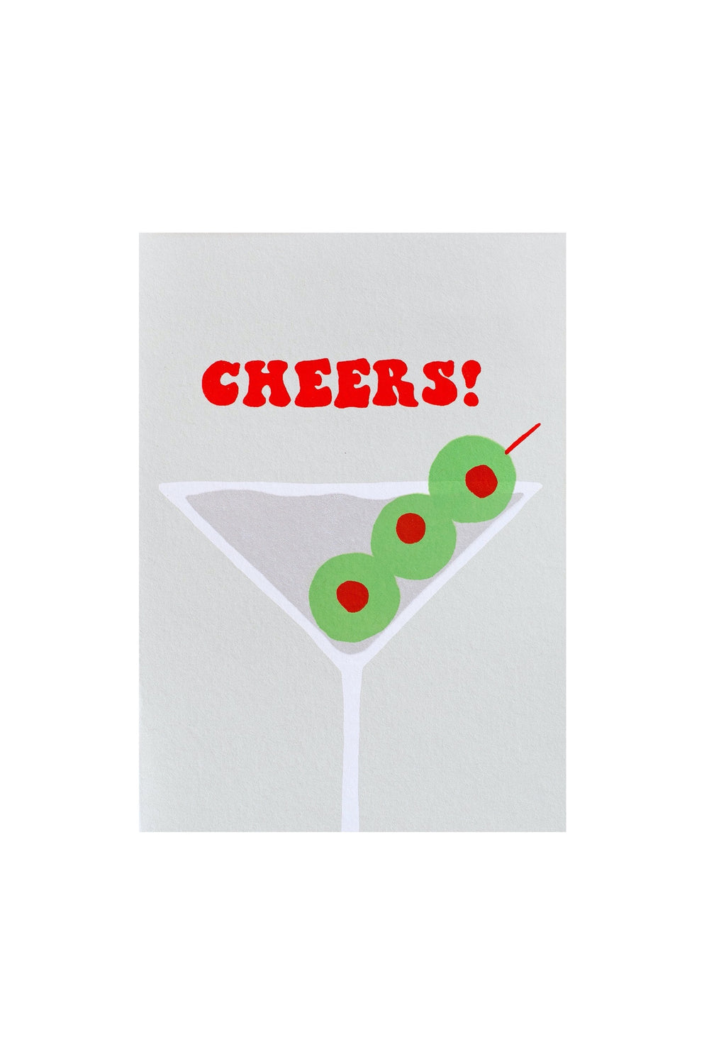 Cheers Martini Card