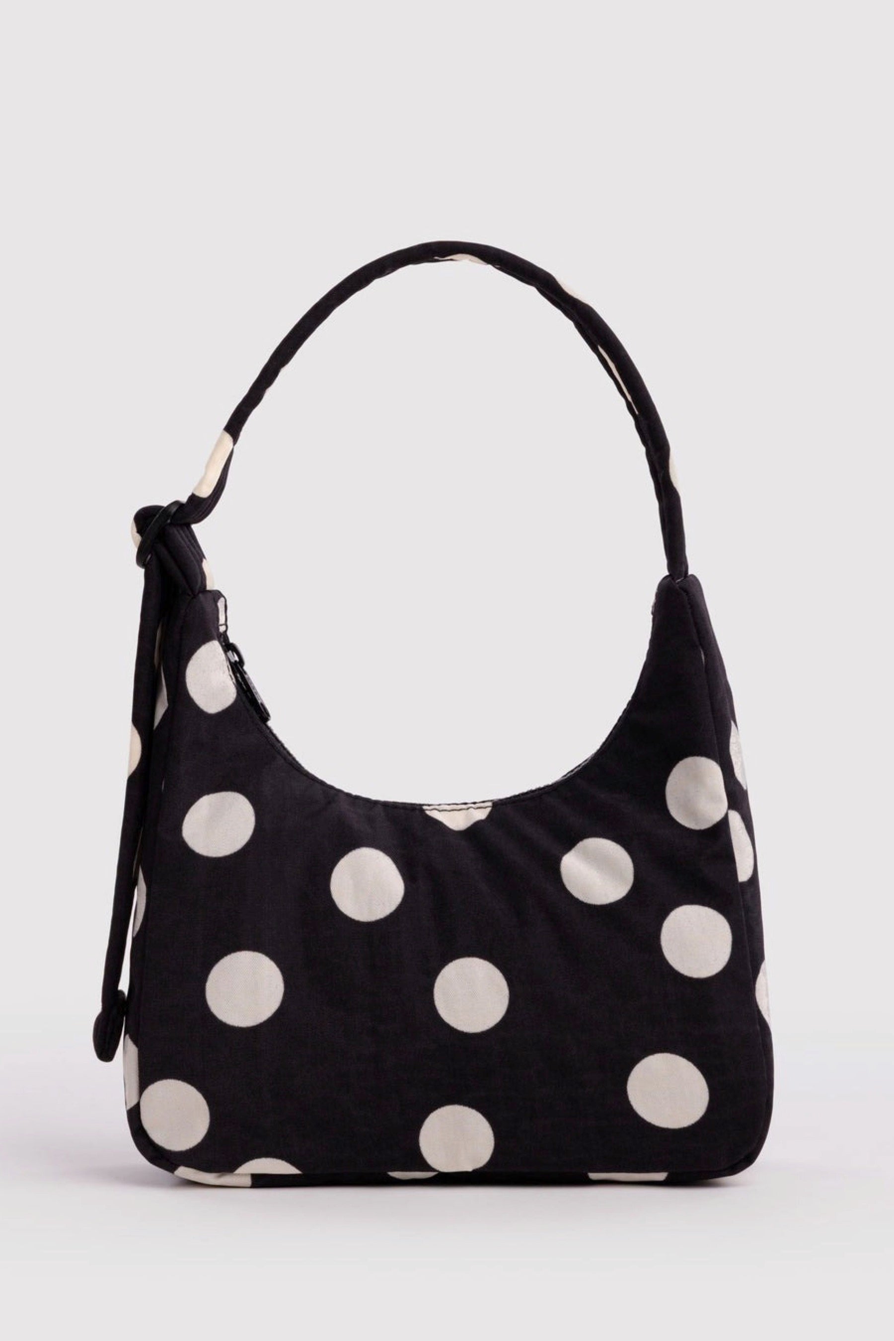 Polka Dot Mini Nylon Shoulder Bag