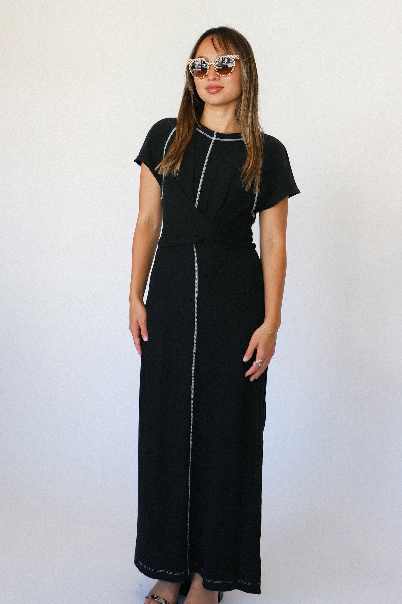 free people sunni midi dress Black Sunni Midi Dress