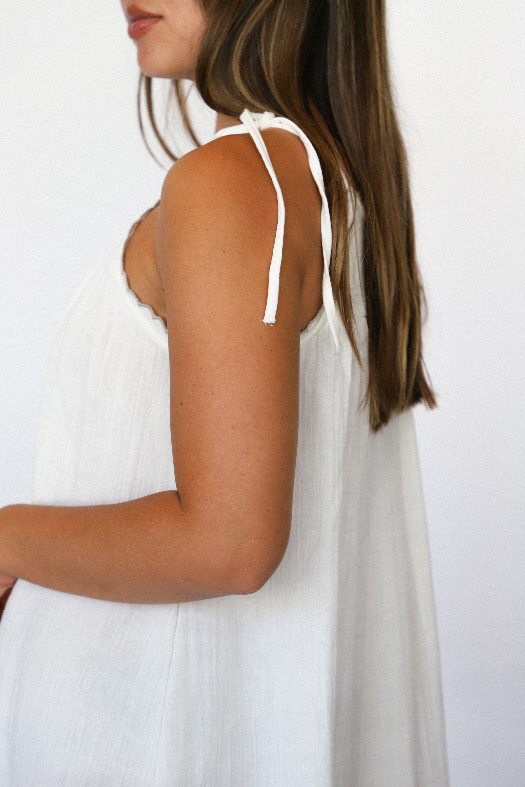 White Alaia Slip Dress Prism Boutique White Alaia Slip Dress Prism Boutique