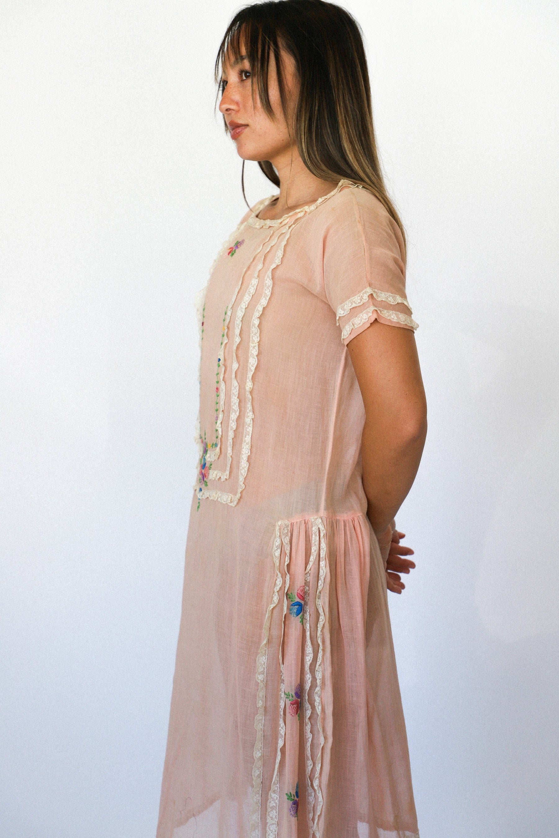 dusty pink shift dress Classic - Ruby Red formal dress main image 1