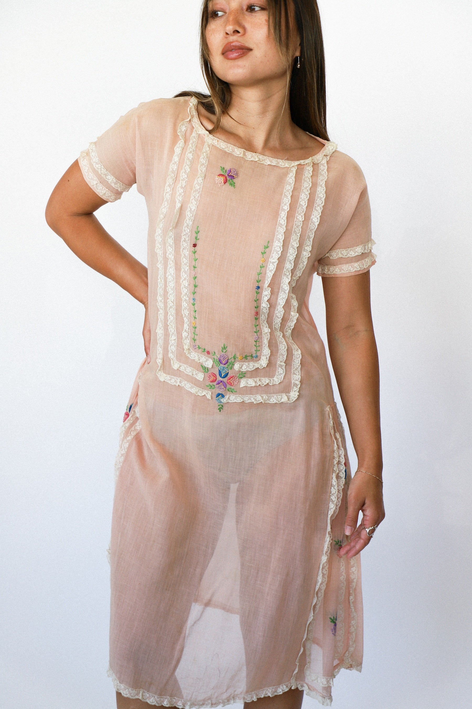 pale pink shift dress Women's Pale Pink Woven Square Neck Shift Dress
