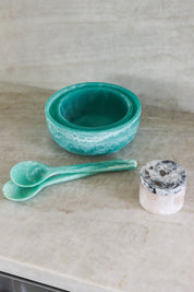 Teal Serving Set