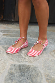 Red Stripe Gerry Flats