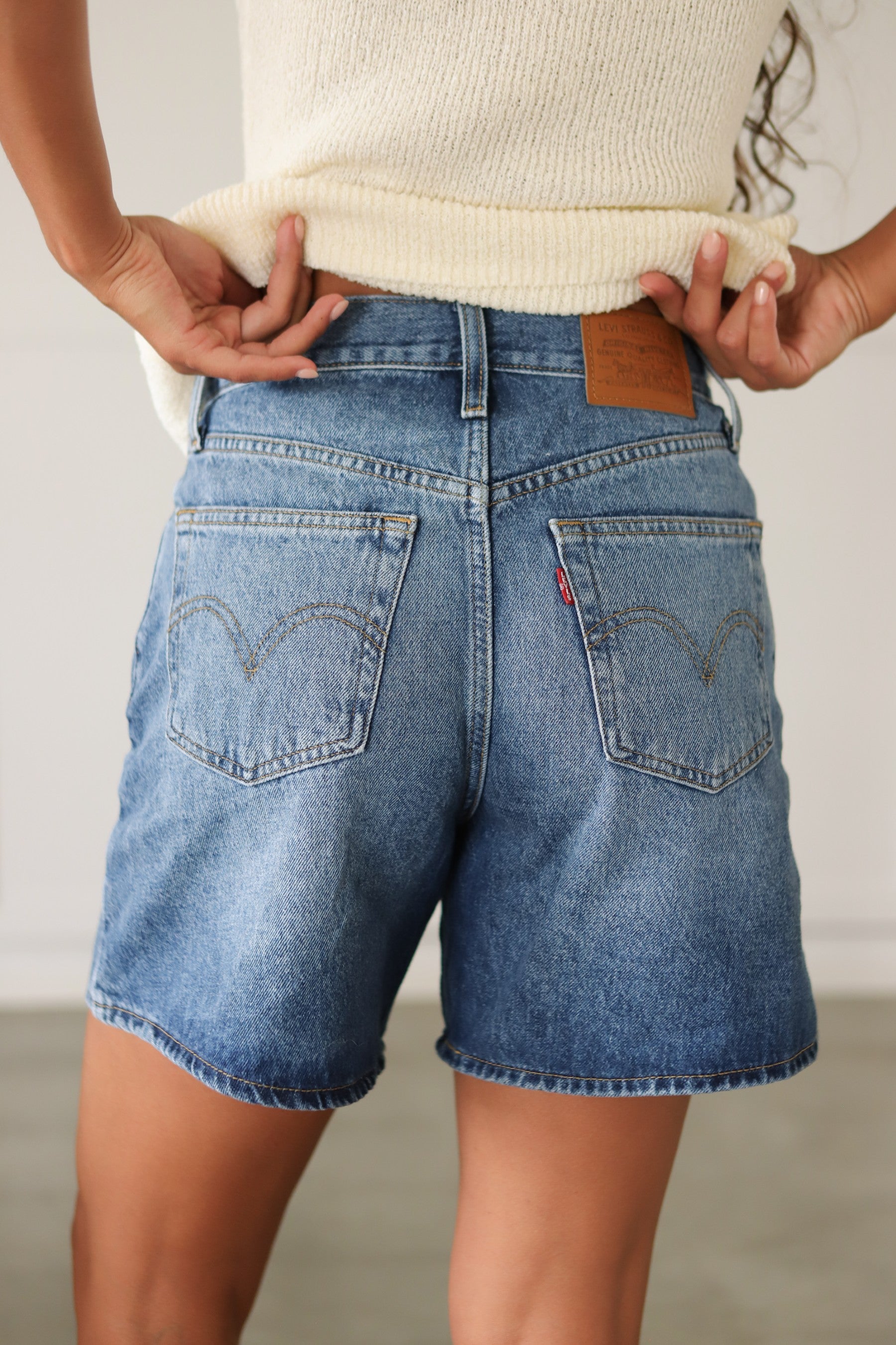 Worn Memory High Rise Baggy Short