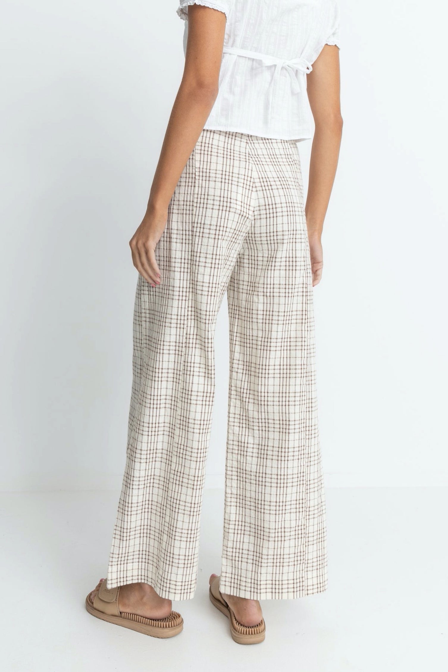 Rumi Slouch Pant Black Pinstripe