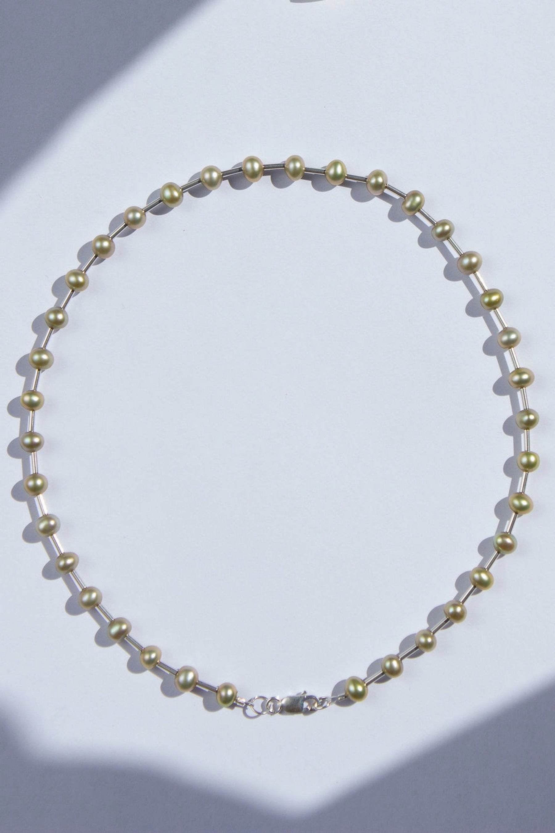 Silver Bonar Clasp Choker