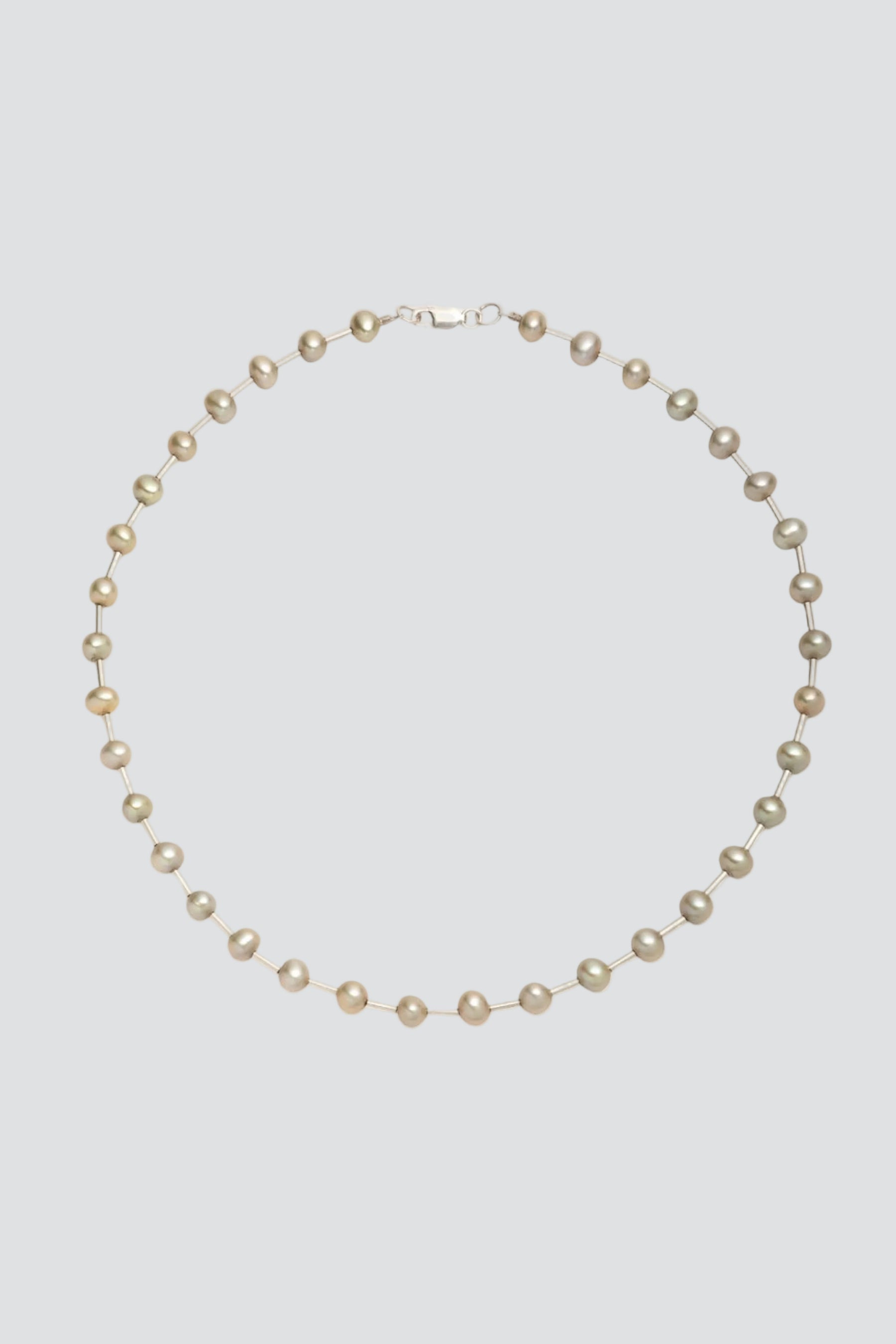 Silver Bonar Clasp Choker