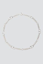 Silver Criss Cross Choker