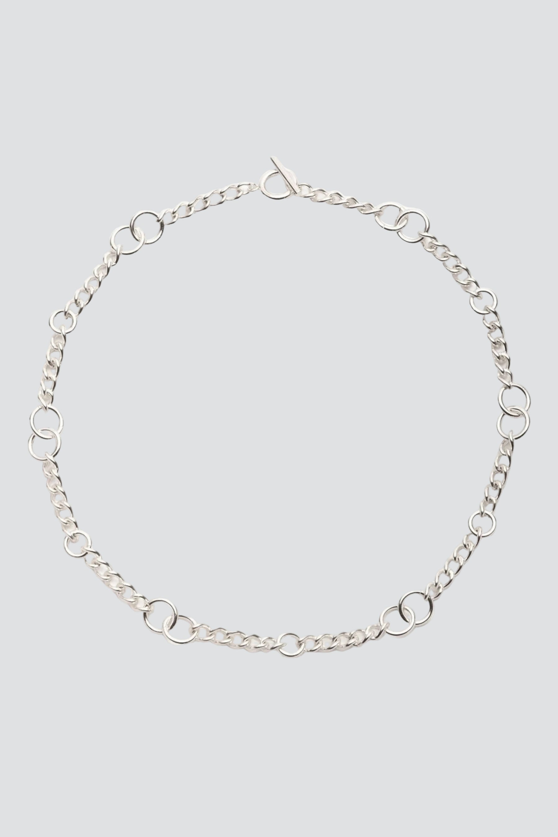 Silver Criss Cross Choker