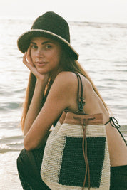 Black Trimmed Bucket Hat